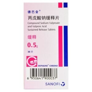 Compound Sodium Valproate and Valproic Acid Sustained Release Tablets 丙戊酸钠缓释片